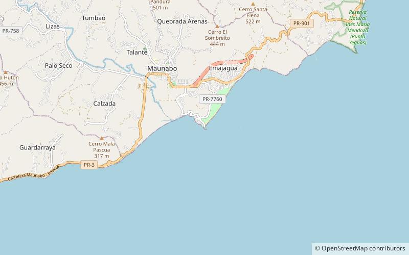 Phare de Punta Tuna location map