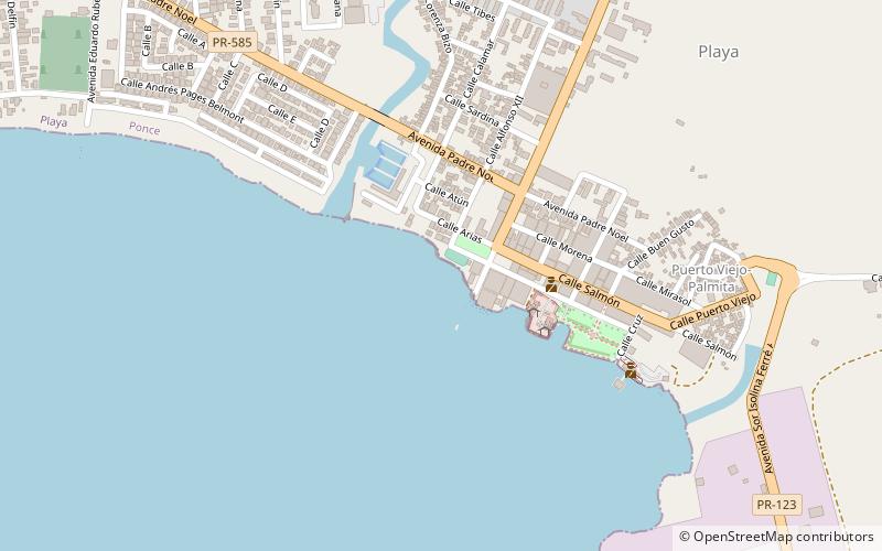Playa location map