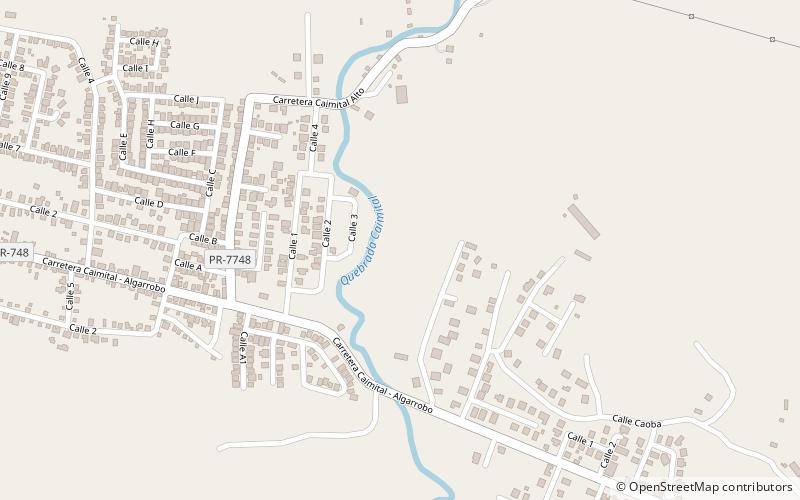 Caimital location map