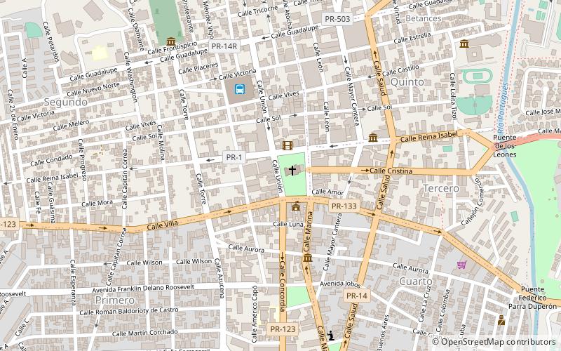 Plaza Muñoz Rivera location map