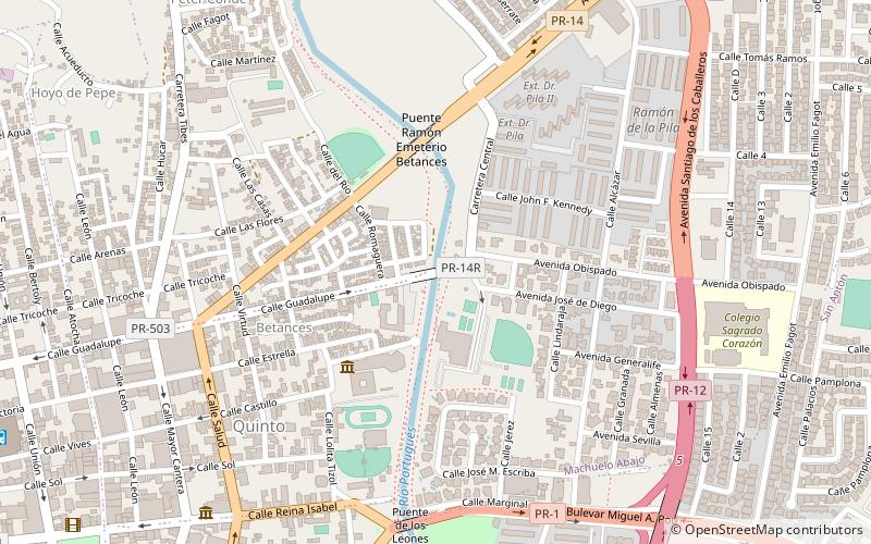 Puente La Milagrosa location map