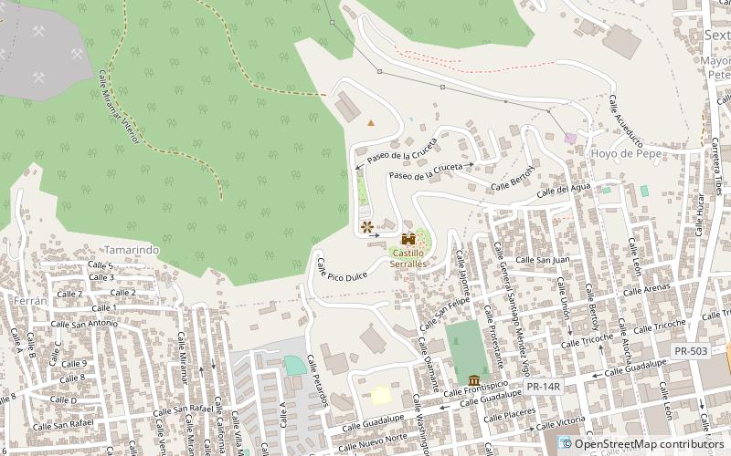 Cruceta del Vigía location map