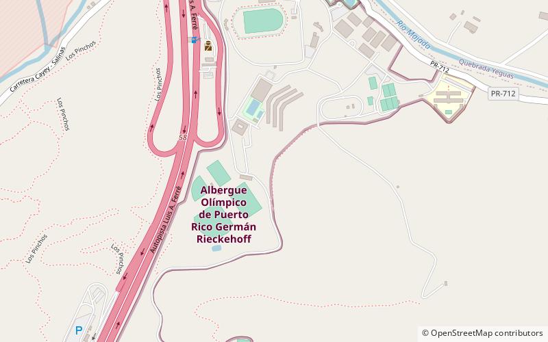 albergue olimpico location map