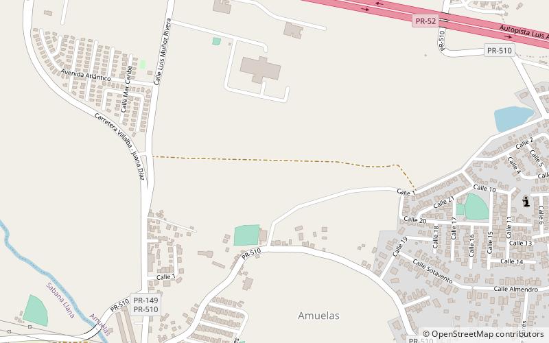 Amuelas location map