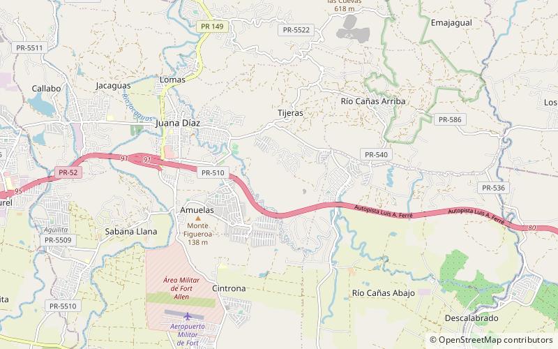 Tijeras location map