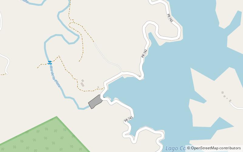 lago carite location map