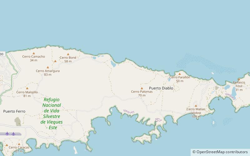 Puerto Diablo location map