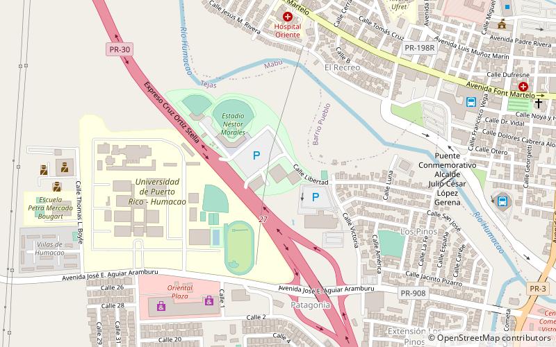 Emilio E. Huyke Coliseum location map