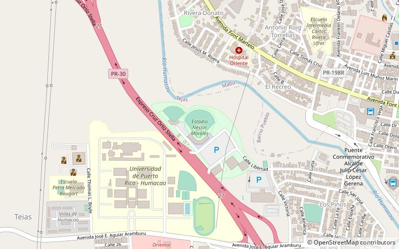 nestor morales stadium humacao location map