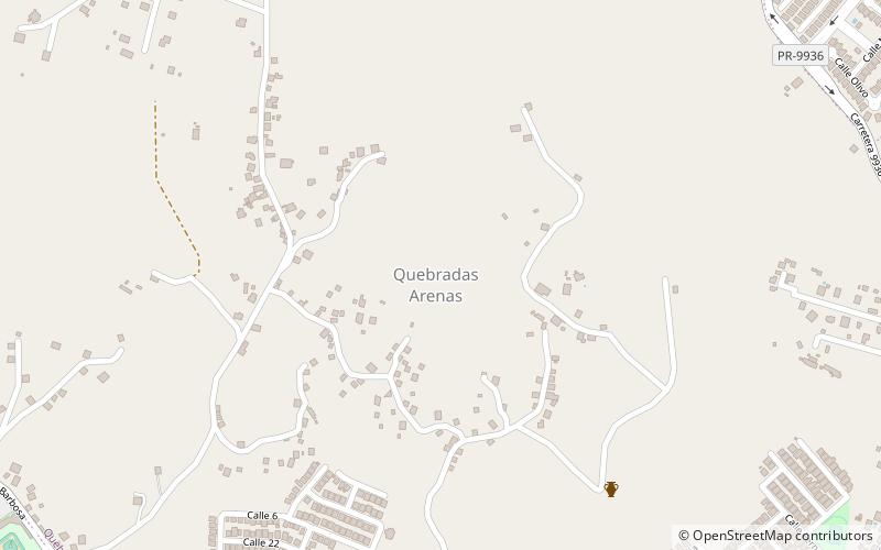 quebrada arenas las piedras location map