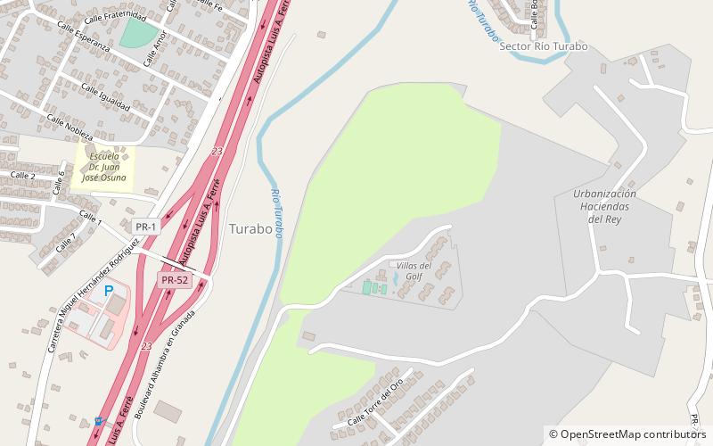 Turabo location map