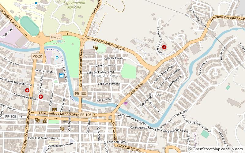 Estadio Santiago Llorens location map