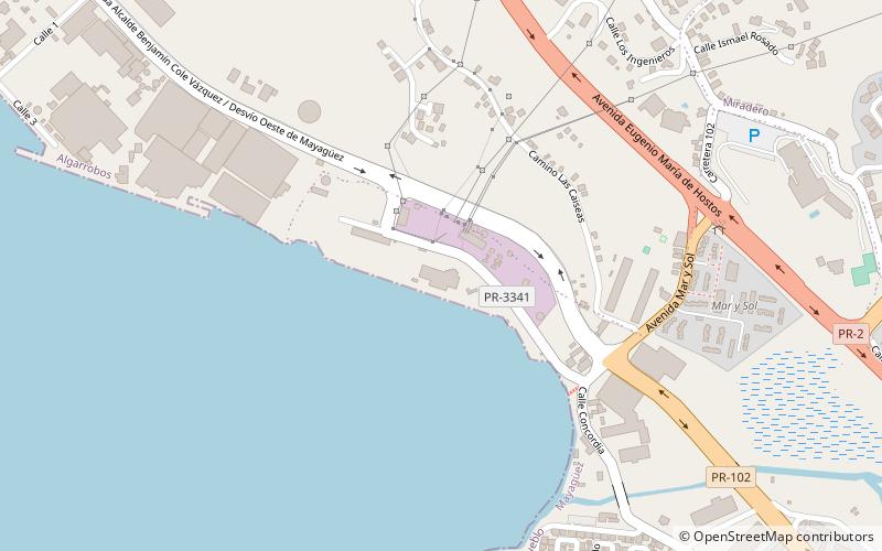 Port of Mayagüez location map