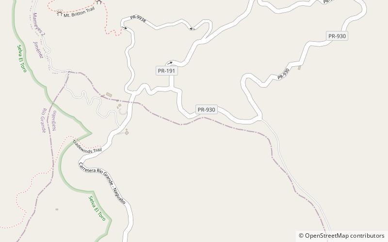Pico El Yunque location map