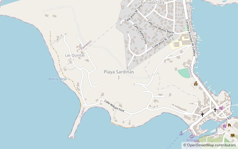 playa sardinas i culebra location map