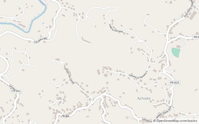 Achiote location map