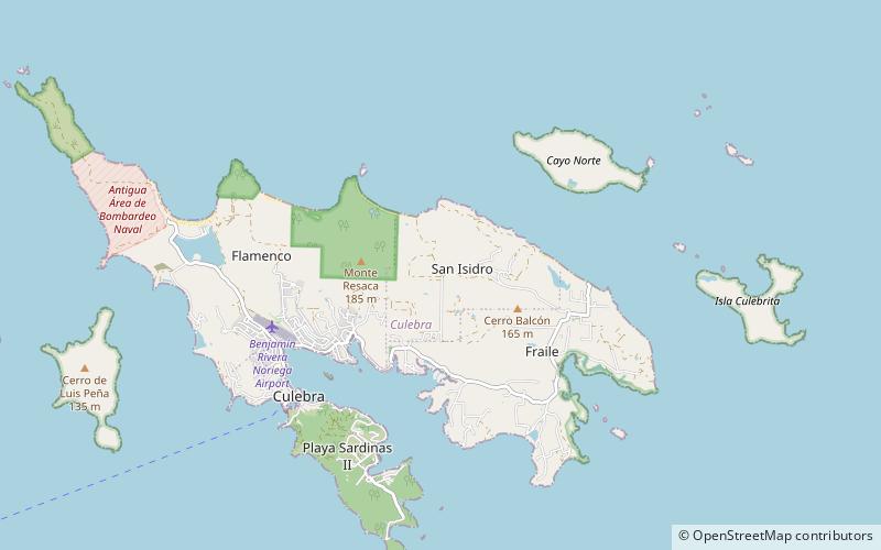 Culebra National Wildlife Refuge location map