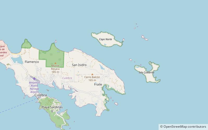 zoni beach culebra location map