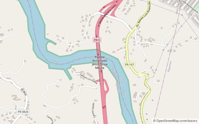 Jesús Izcoa Moure Bridge location map