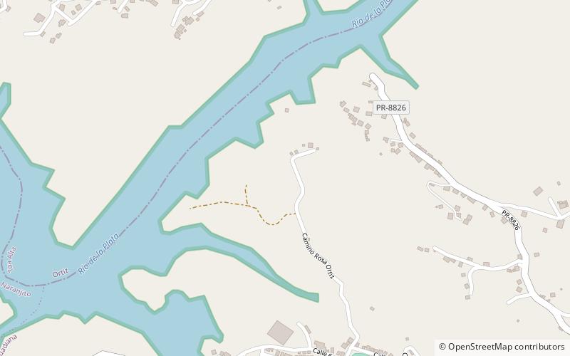 Lago La Plata location map