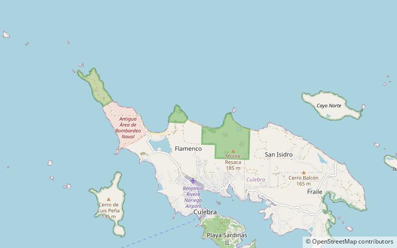 resaca beach culebra location map