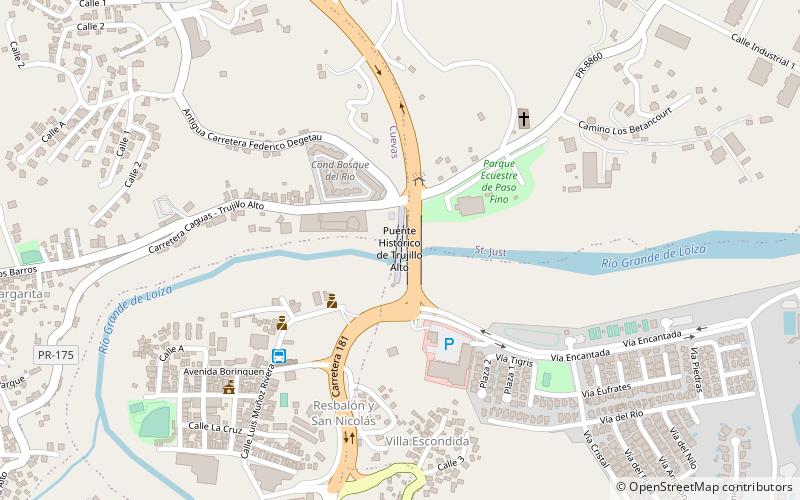 Puente de Trujillo Alto location map