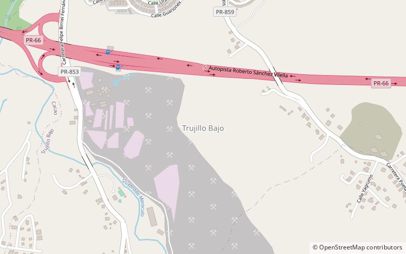 Trujillo Bajo location map