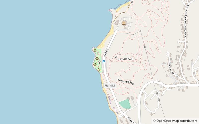 Punta Higuero Light location map