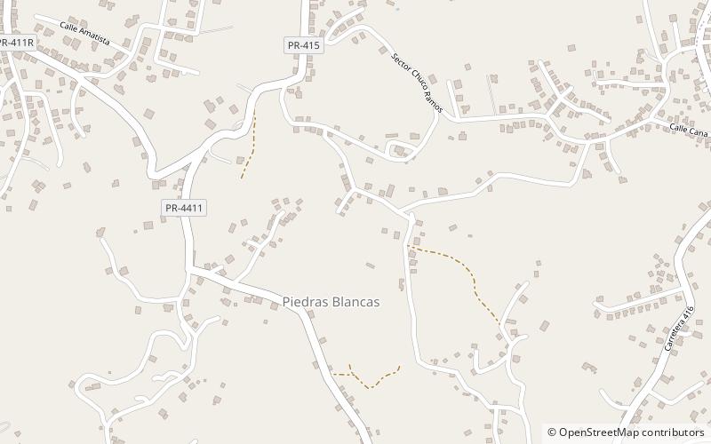 Piedras Blancas location map