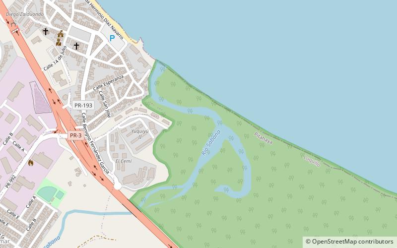 Pitahaya River location map