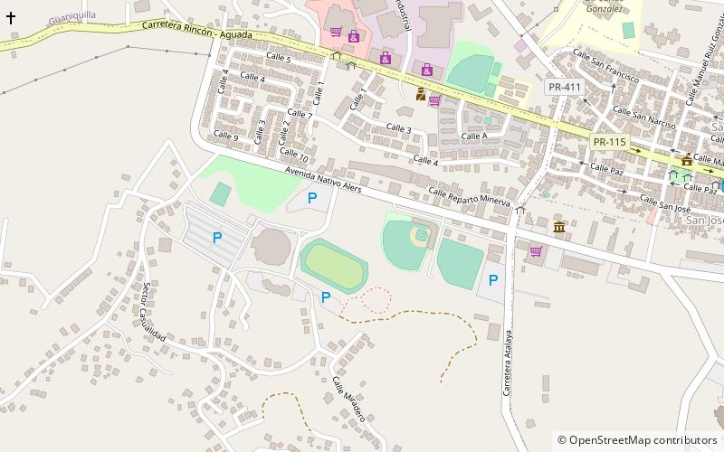 Aguada Stadium location map