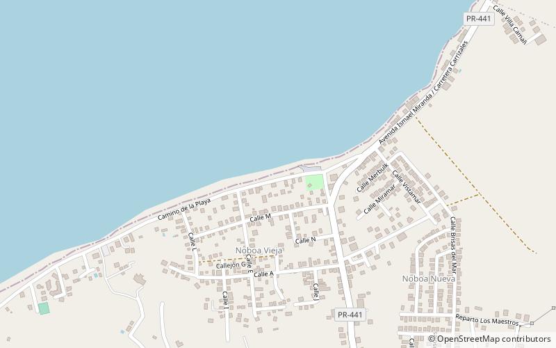 playa espinar aguada location map