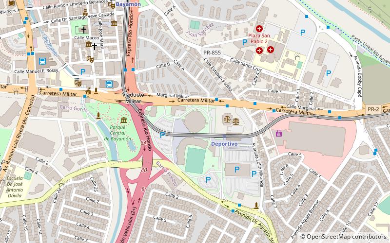 Coliseo Rubén Rodríguez location map