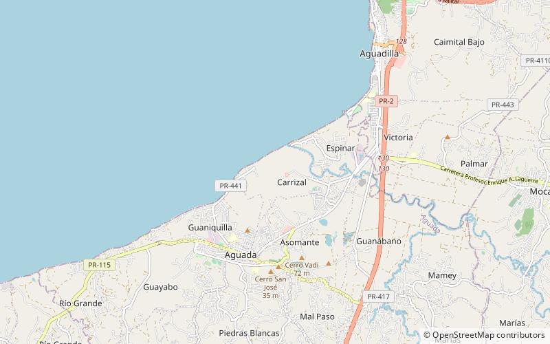carrizal aguada location map