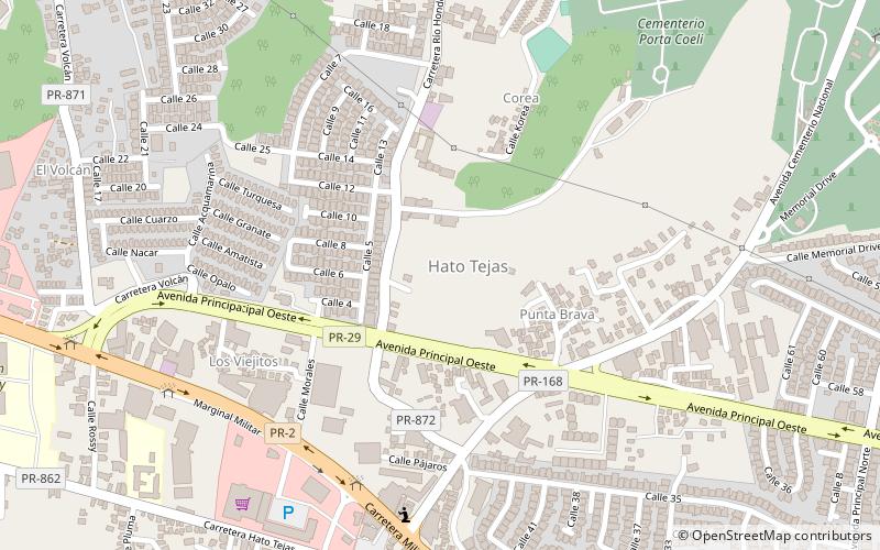 Hato Tejas location map