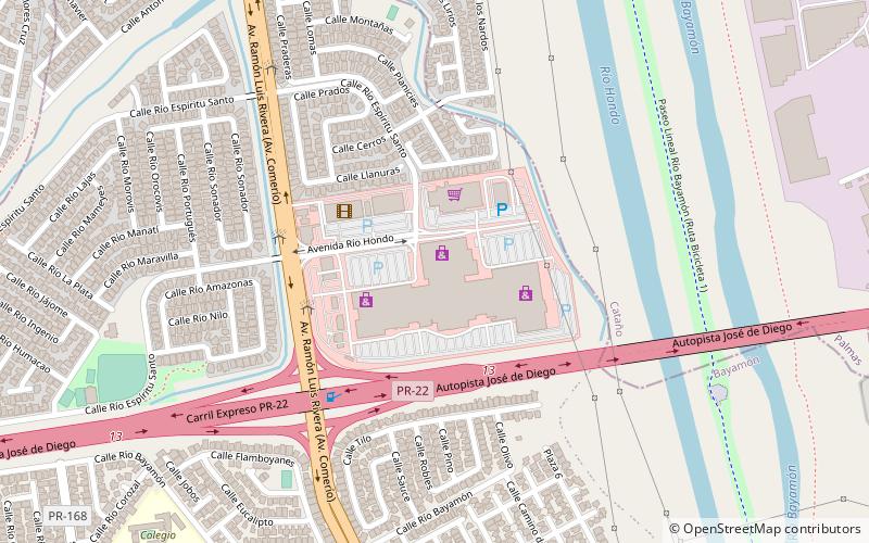 Plaza Rio Hondo location map