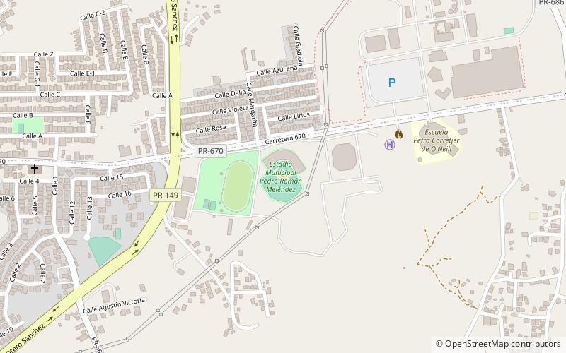 Estadio Municipal Pedro Román Meléndez location map