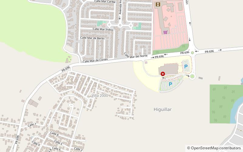 Higuillar location map
