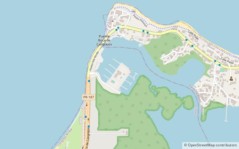 Congrejos Yacht Club location map