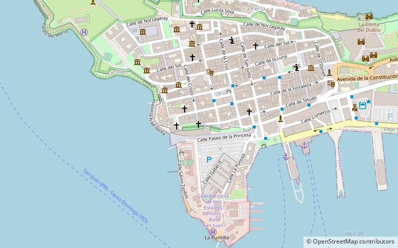 Capilla del Cristo location map