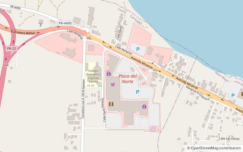 Plaza del Norte location map
