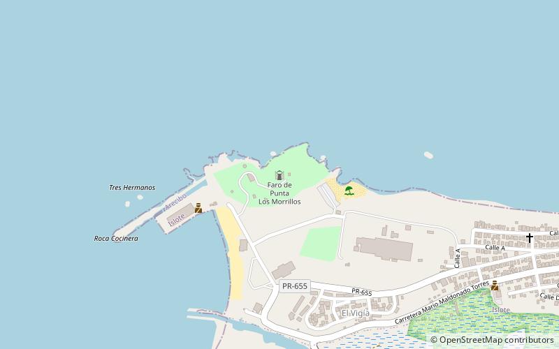 Arecibo Light location map