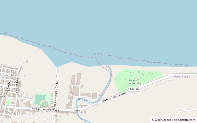 camuy river location map