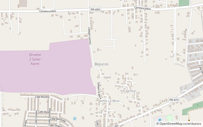 Bejucos location map