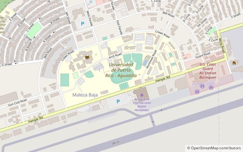 pista atletica aguadilla location map