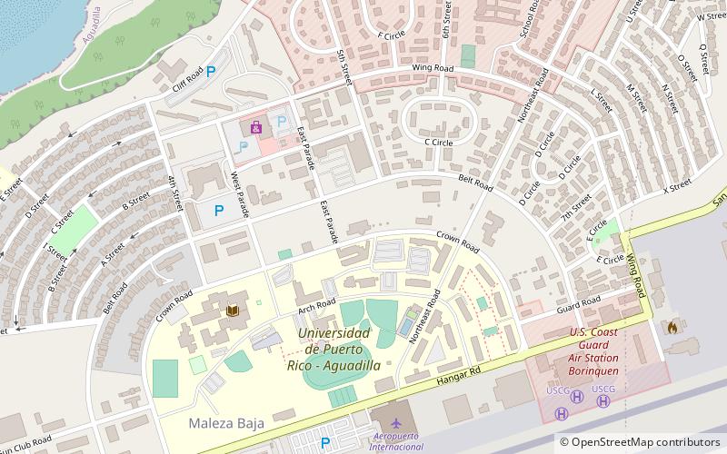universidad de puerto rico en aguadilla location map