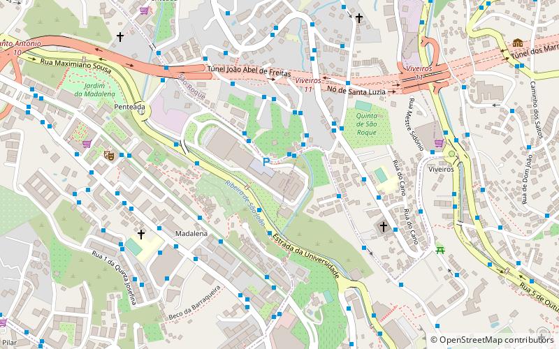 Université de Madère location map