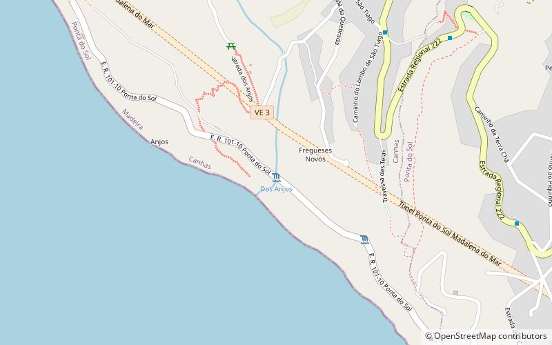 Cascata dos Anjos location map