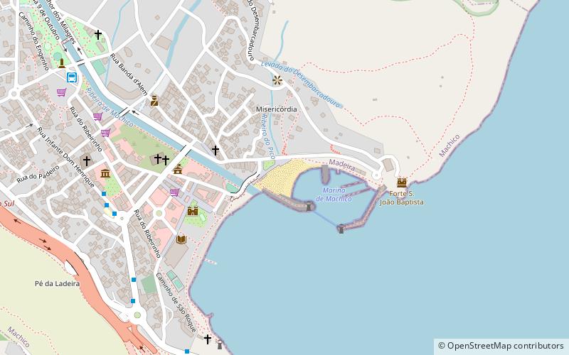 Praia de Machico location map