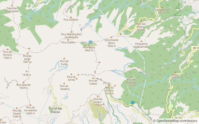 Pico das Torres location map